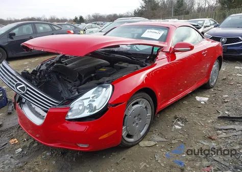 2002 Lexus Sc 430 from USA, damaged, VIN JTHFN48YX20017872